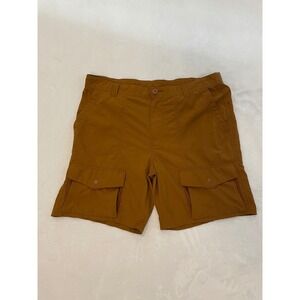 REI Co-op Mens Cargo Shorts Size 38 Brown Outdoor Adventure‎ Casual Utility